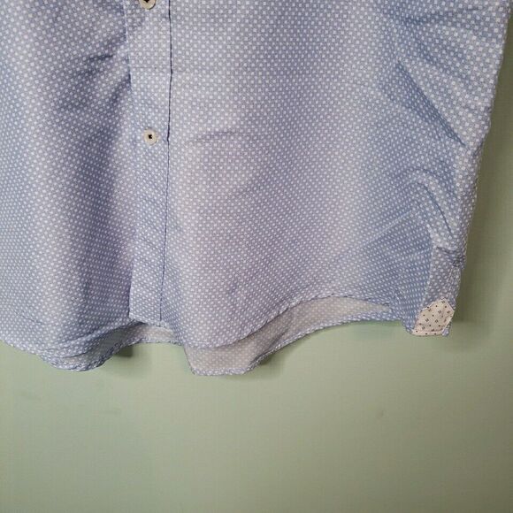 International Report Casual Shirt Mens Sz XL SLIM Short Sleeve Button Microfiber - Picture 10 of 16